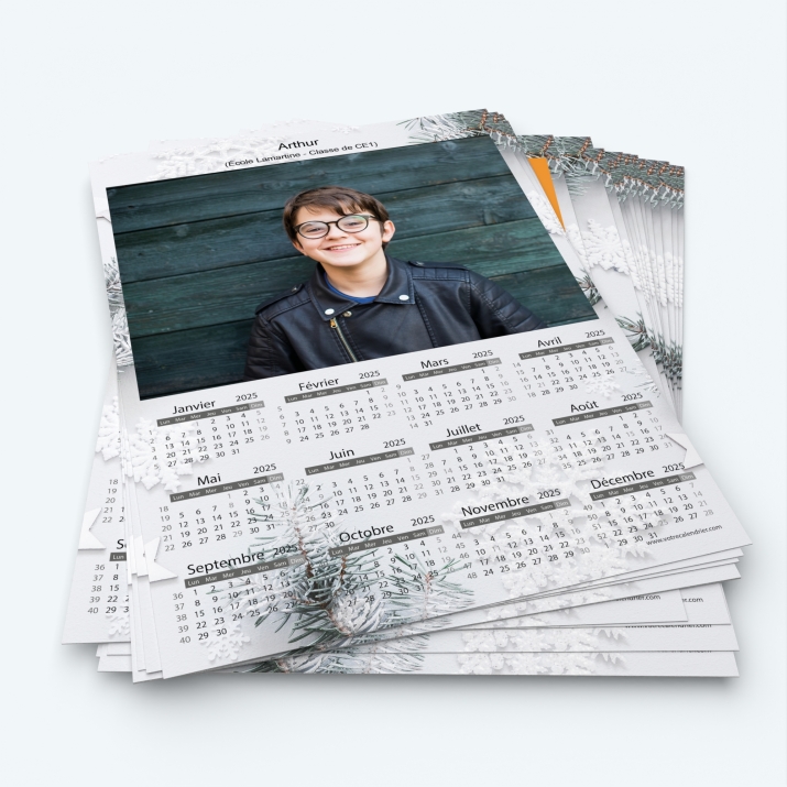 Pack multi calendriers - Minimum de commande 20 exemplaires