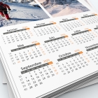 Calendrier Magnet (Aimanté) - Grille calendaire personnalisable