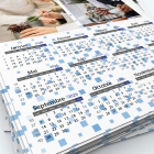 Calendrier Magnet (Aimanté) - Grille calendaire personnalisable