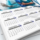 Calendrier Magnet (Aimanté) - Grille calendaire personnalisable