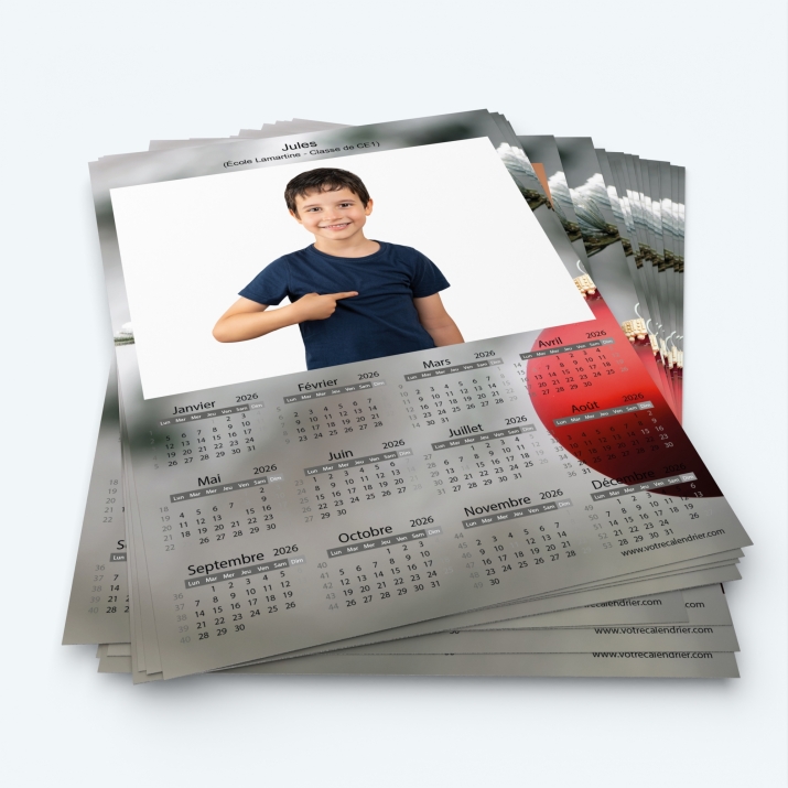 Pack multi calendriers - Minimum de commande 20 exemplaires