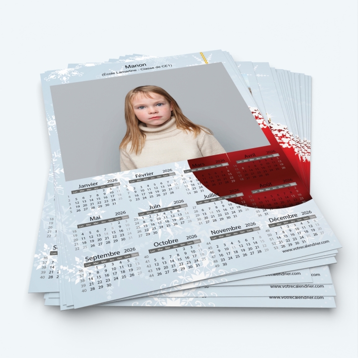 Pack multi calendriers - Minimum de commande 20 exemplaires