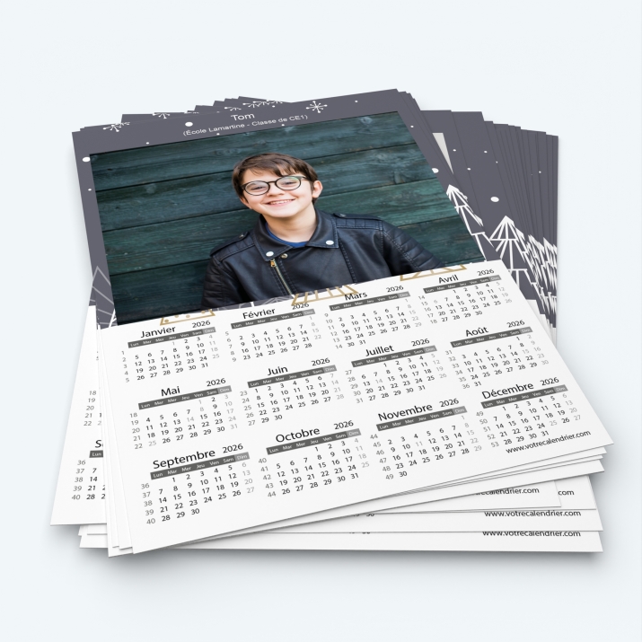 Pack multi calendriers - Minimum de commande 20 exemplaires