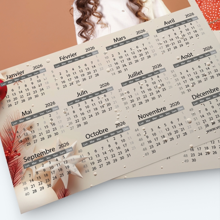 Pack multi calendriers - Grille calendaire utile et pratique