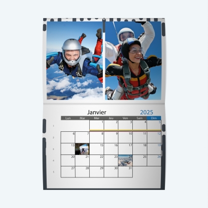 Calendrier agrafé Photo Date