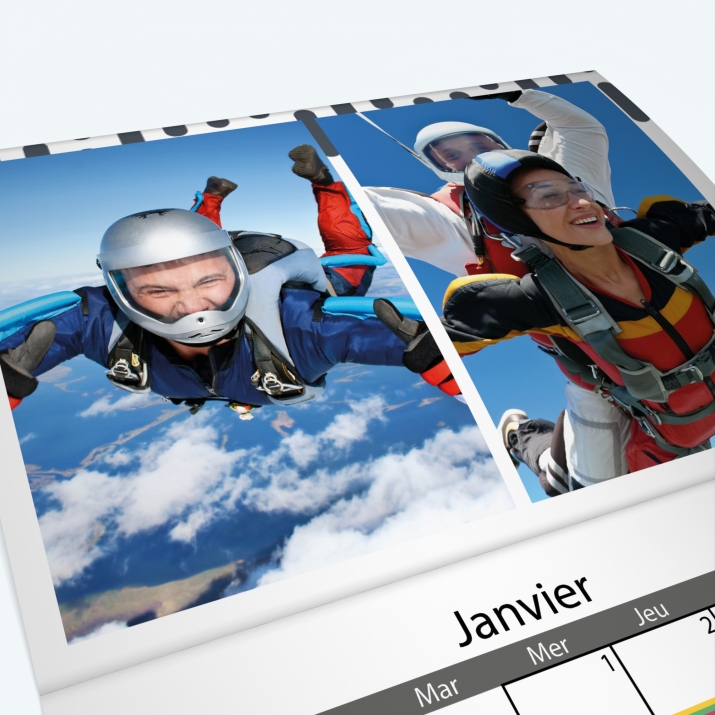 Calendrier agrafé Photo Date
