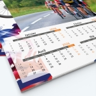 Calendrier photo Maillot de Vélo - Grille calendaire personnalisable