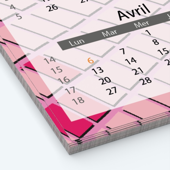 Calendrier photo Maillot de Twirling - Papier épais rigide 400 g/m2