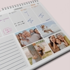 Calendrier photo mural semainier