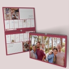 Calendrier photo mural semainier