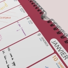 Calendrier photo mural semainier