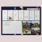 Calendrier photo mural semainier