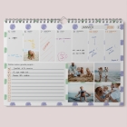 Calendrier photo mural semainier