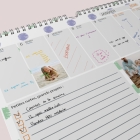 Calendrier photo mural semainier