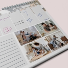Calendrier photo mural semainier