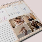 Calendrier photo mural semainier