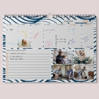 Calendrier photo mural semainier