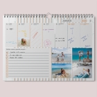 Calendrier photo mural semainier