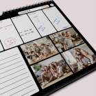 Calendrier photo mural semainier