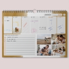 Calendrier photo mural semainier