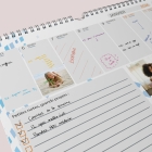 Calendrier photo mural semainier