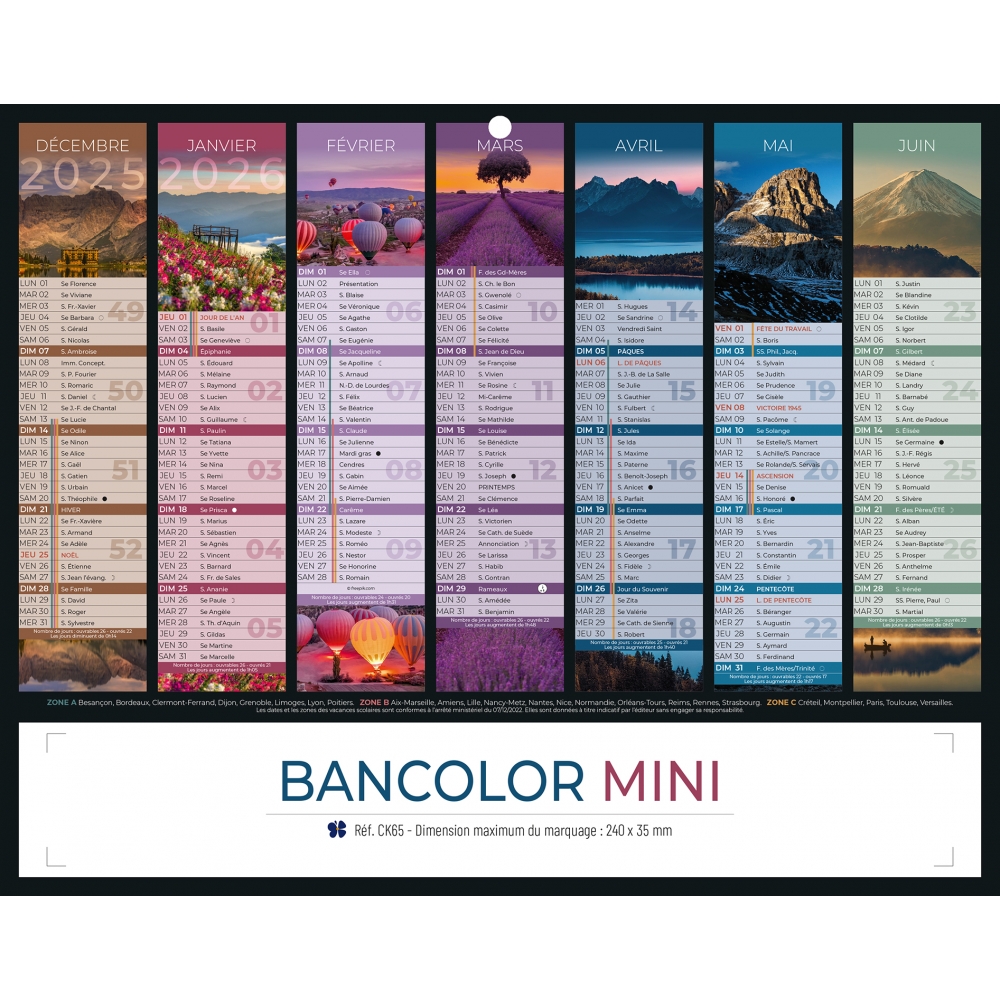Calendrier bancaire