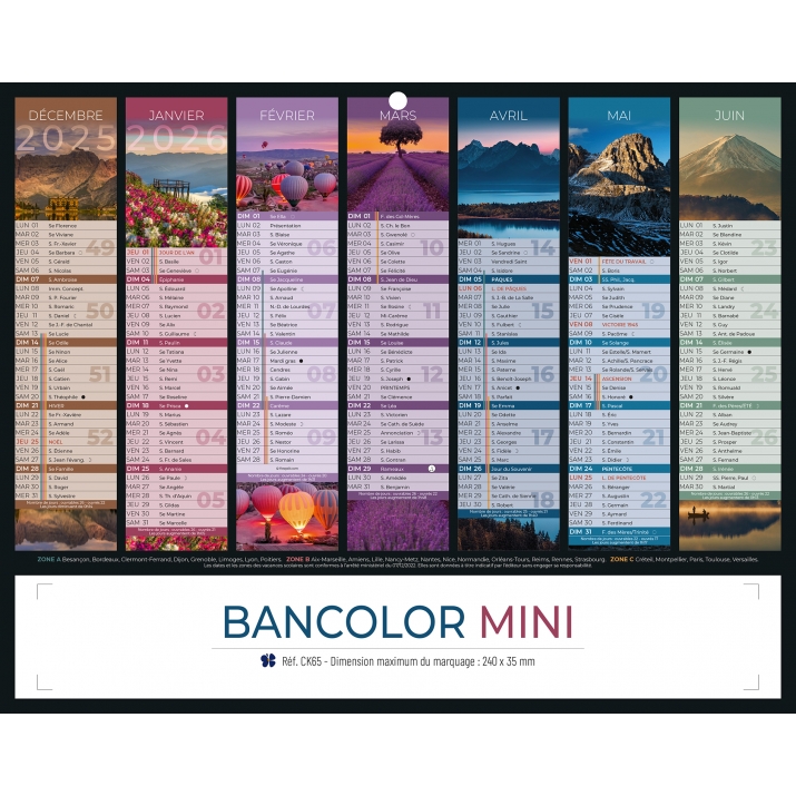 Calendrier bancaire
