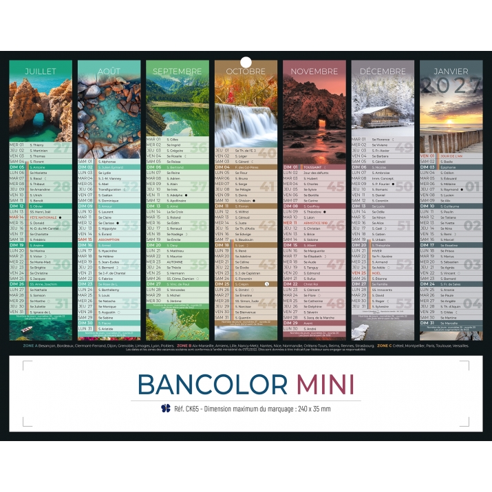 Calendrier bancaire