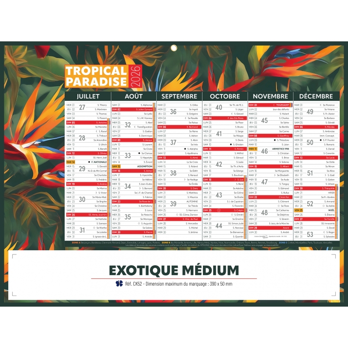 Calendrier bancaire