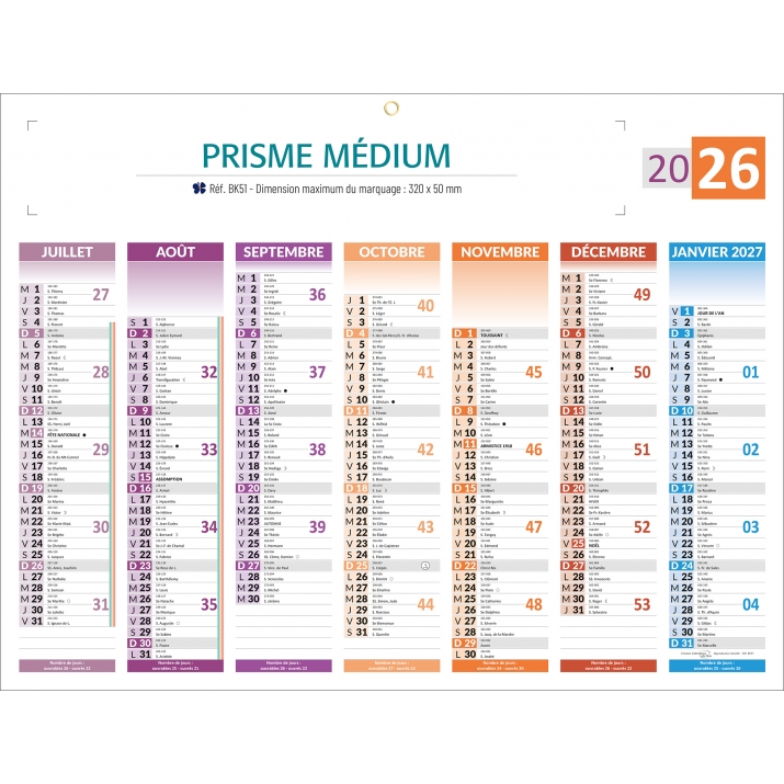 Calendrier bancaire