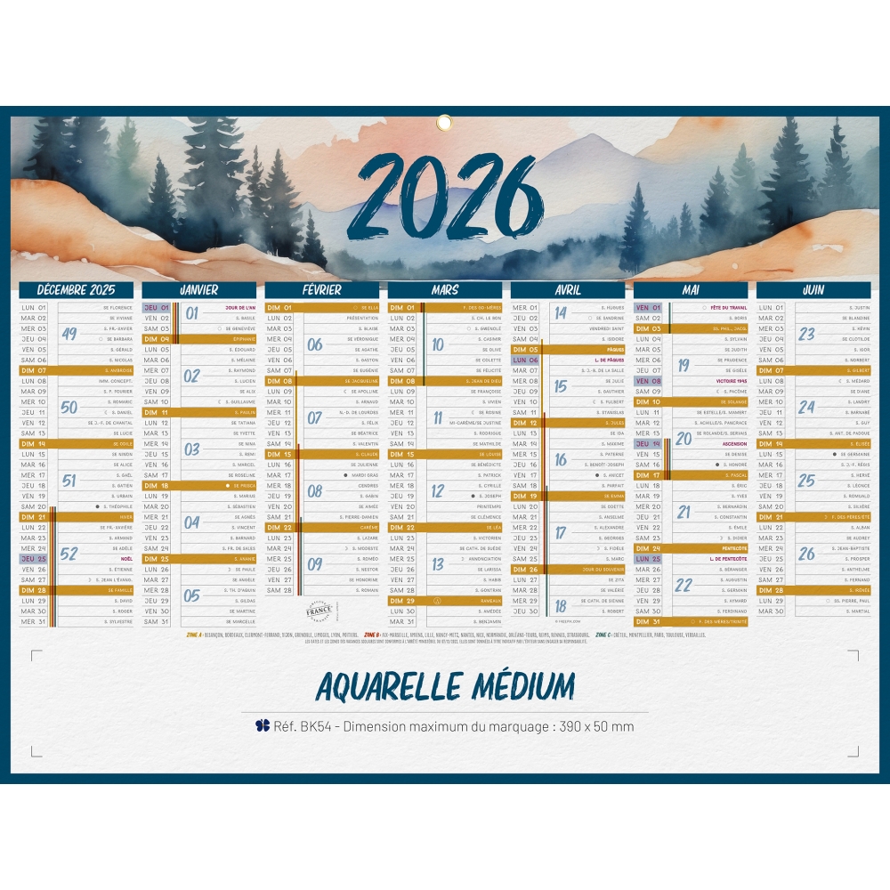 Calendrier bancaire