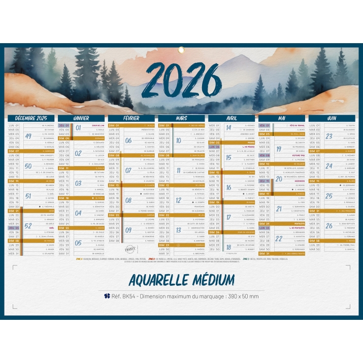 Calendrier bancaire