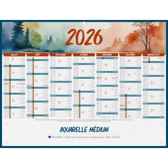 Calendrier bancaire