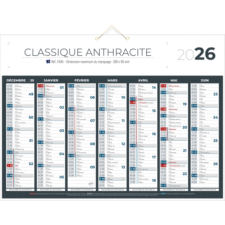 Calendrier bancaire