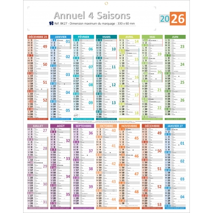 Calendrier bancaire