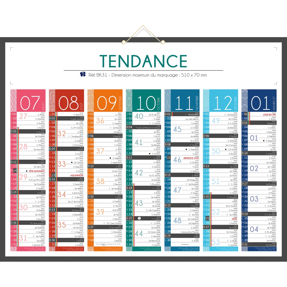 Calendrier bancaire