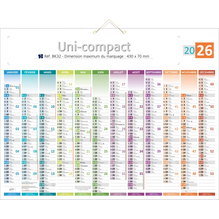 Calendrier bancaire