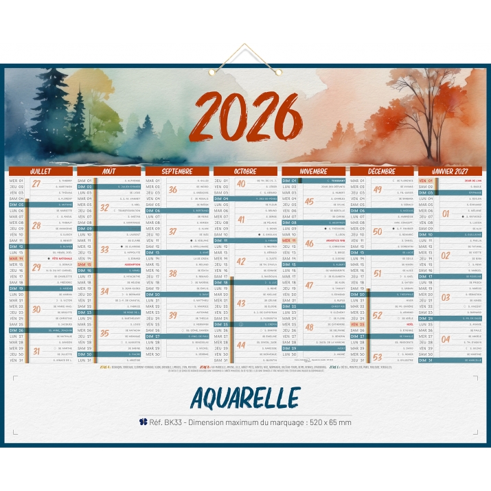 Calendrier bancaire