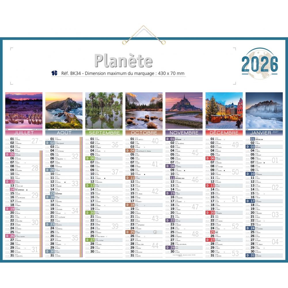 Calendrier bancaire