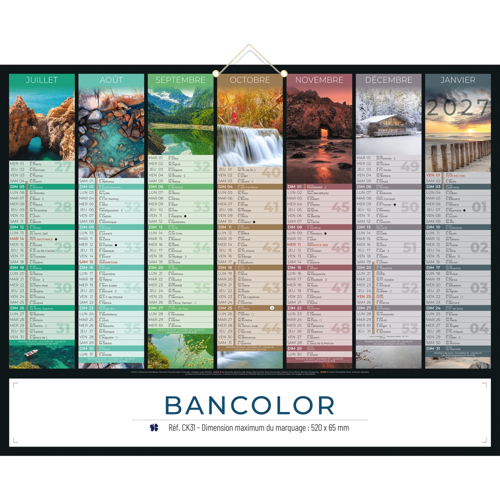 Calendrier bancaire