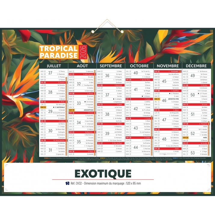 Calendrier bancaire