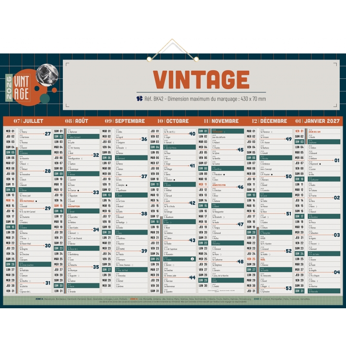 Calendrier bancaire