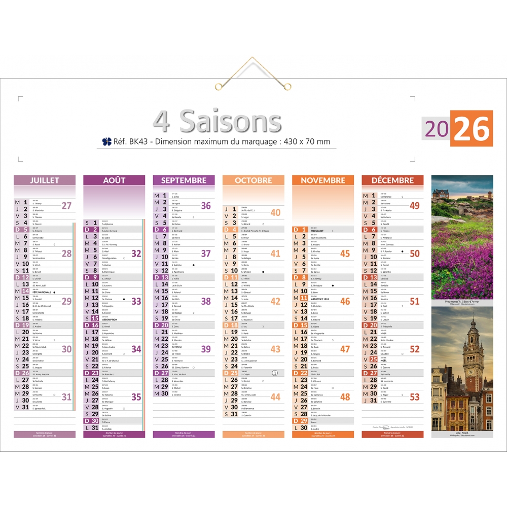 Calendrier bancaire