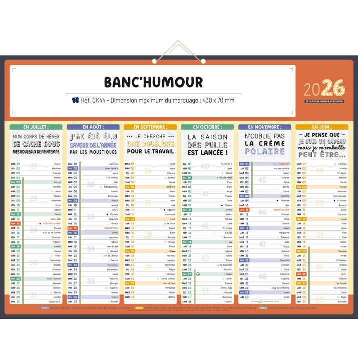 Calendrier bancaire