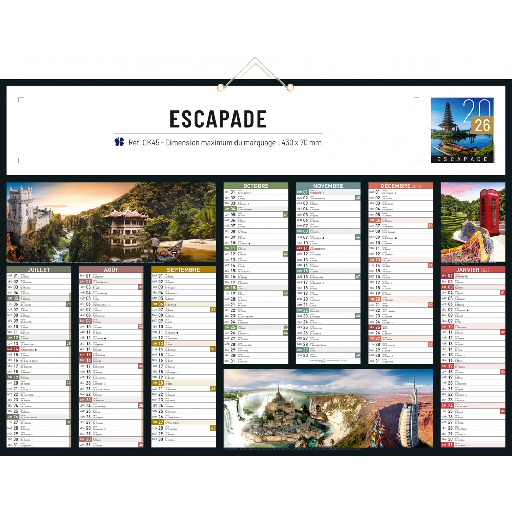 Calendrier bancaire