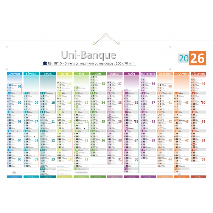 Calendrier bancaire