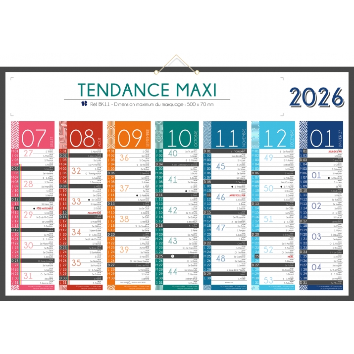 Calendrier bancaire