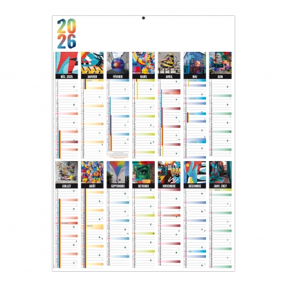 Calendrier effaçable