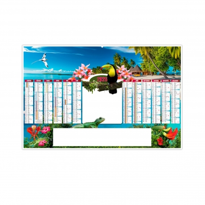 Calendrier effaçable