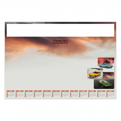 Calendrier sous main publicitaire